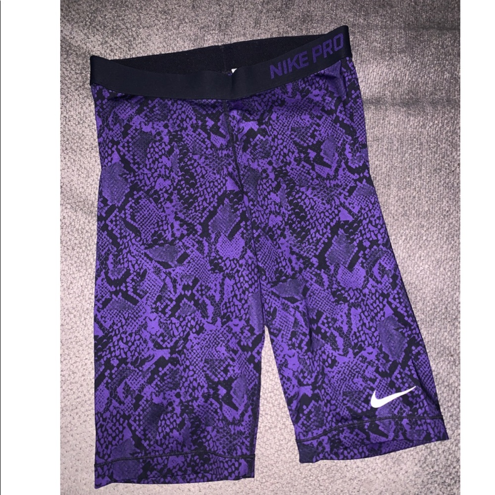Bundle Nike purple and orange biker shorts